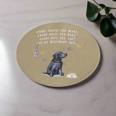 Labrador Black Trivet